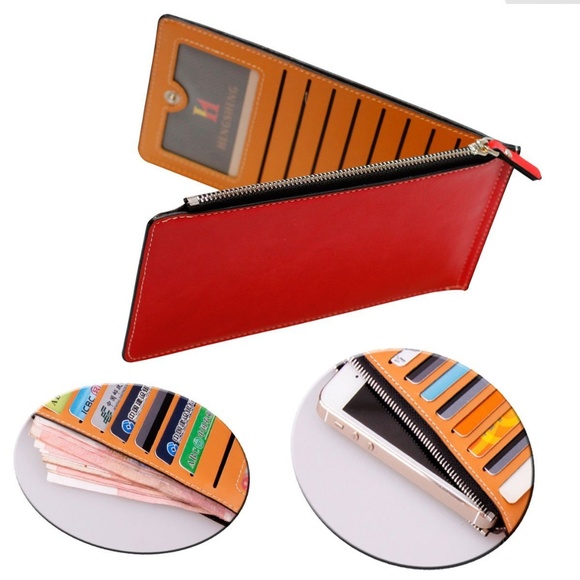 Womens Thin Multi Card Case Organizer Wallet - Picture 6 of 6